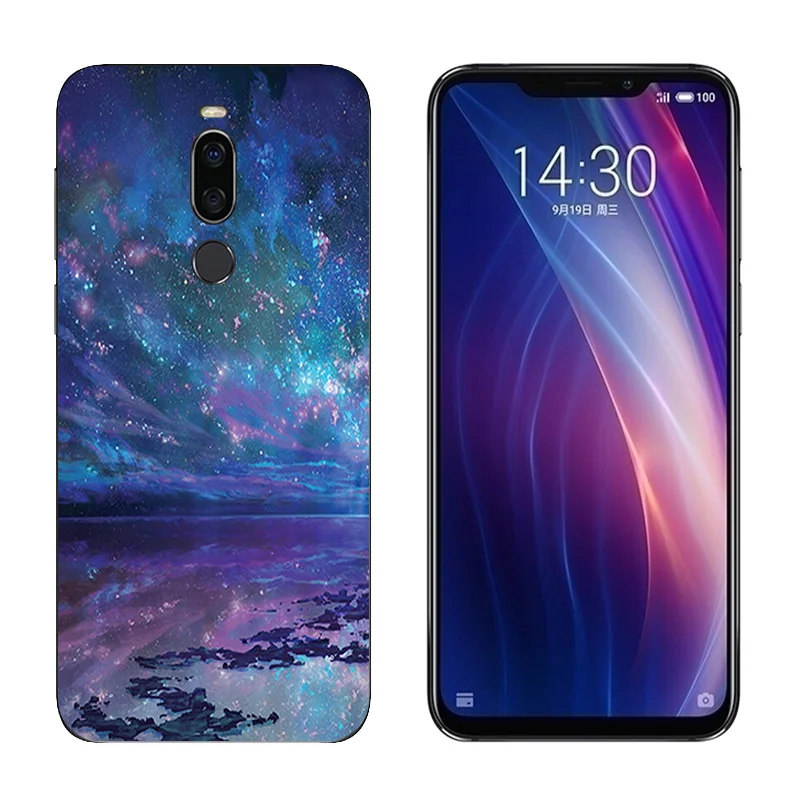 Coque for Meizu X8 Phone Case 6.2 inch X 8 Cover Transparent Silicone Soft BIG GUN Printing TPU Protection Shell |