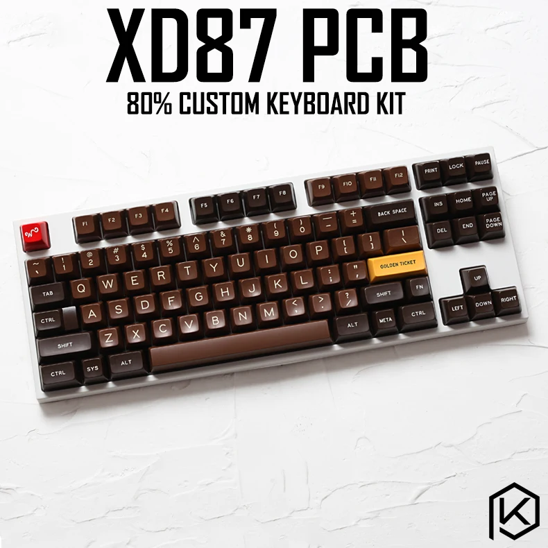 Kit de Teclado Kle tipo c Mecânico Personalizado Suporte Tkg-tools Rgb Pcb Programado Gh80 Xd87 Xd80 80%