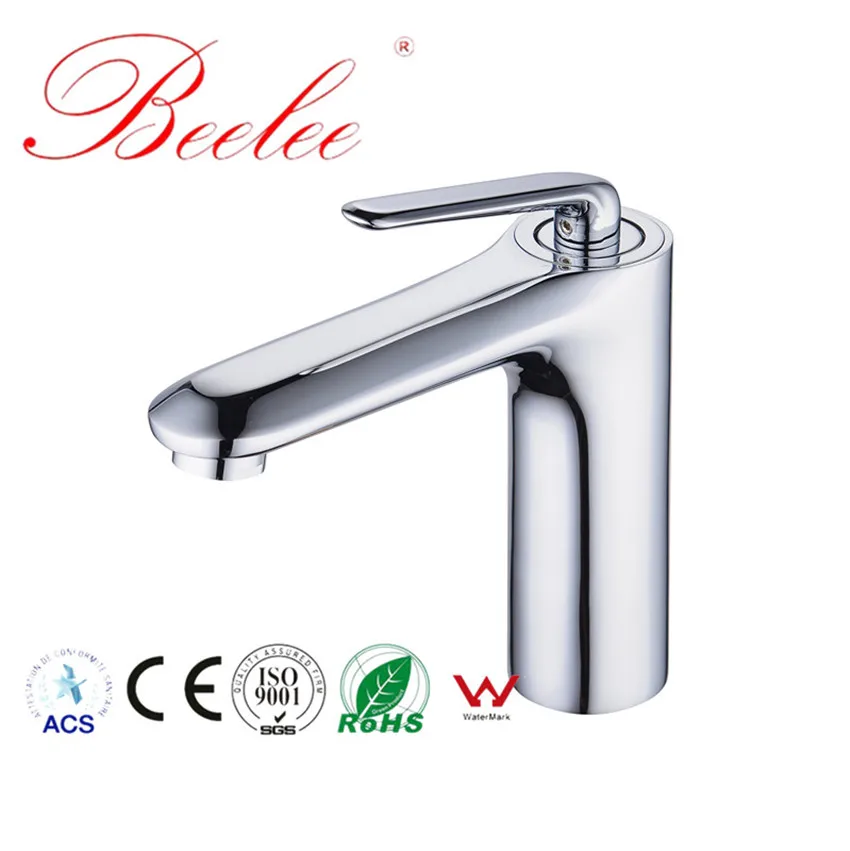 Beelee смеситель для ванной комнаты современный хромированный медный кран раковины