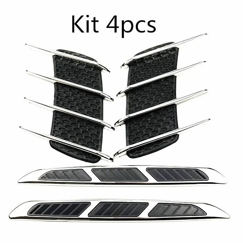 Kit 4pcs 4 шт. автомобиль акула моделирование отверстия для Chevrolet Volt Malibu Camaro Кобальт Orlando Spark Colorado болт Onix траверс блейзер - Название цвета: Kit 4pcs