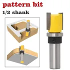 1 шт. шаблон отделки шаблона отделки фреза Бит-34 дюйма X 34 дюйма-12 дюйма хвостовик деревообработки фреза для деревообрабатывающих инструментов