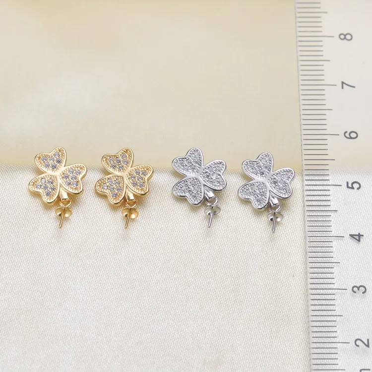 

HOT Designed for oyster and mussel pearl jewelry ear stud accessories, high quality 925 sterling silver for women handmade gift
