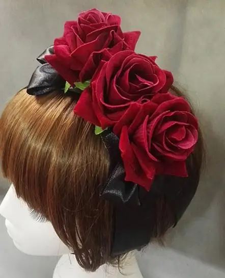 Темно красные аксессуары для волос|accessories tree|headband fashionaccessories body |