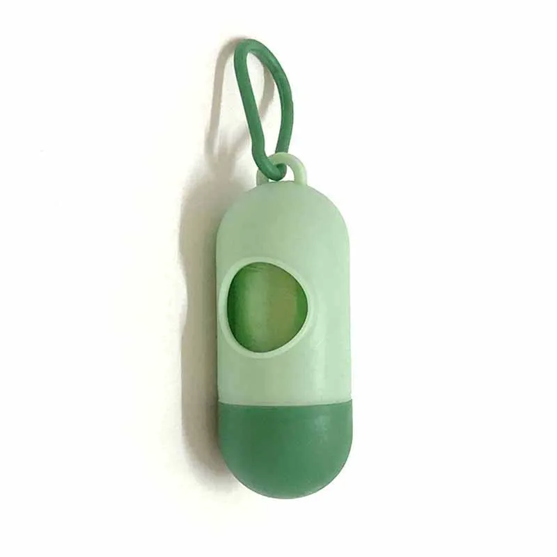 Green Портативные пластиковые мешки для мусора, одноразовые детские мешки, мешок для сбора мусора от домашних животных чехол, съемная коробка, сумка для подгузников, органайзер для собачьей коляски - Цвет: Green