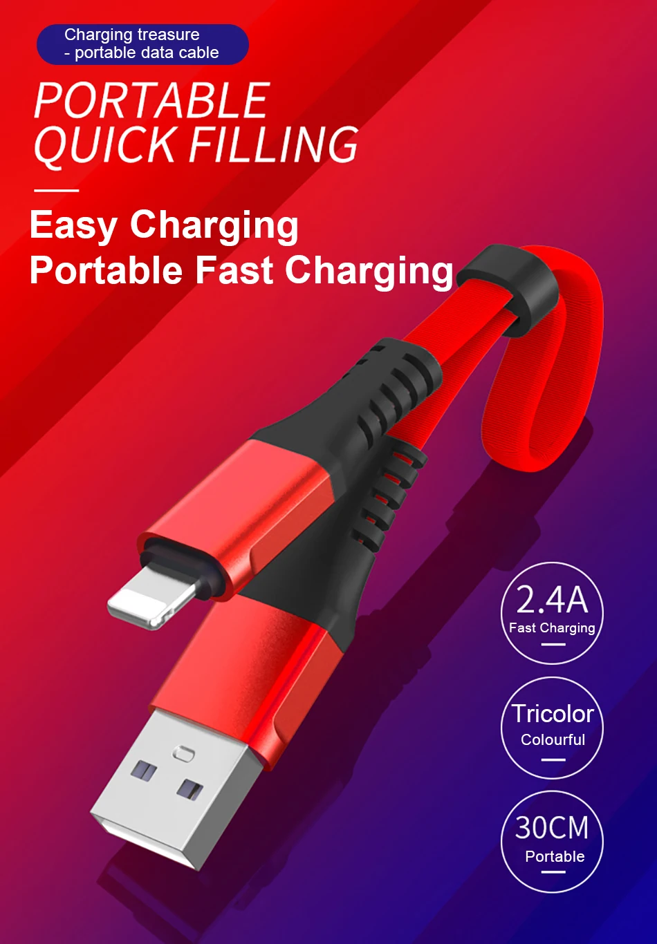 NOHON короткий USB Data Кабель для подзарядки освещение для iphone XS XR X 8, 7, 6, 6S 5S 5C 5 Plus iPad мини зарядный шнур Мощность банк 0,3 м