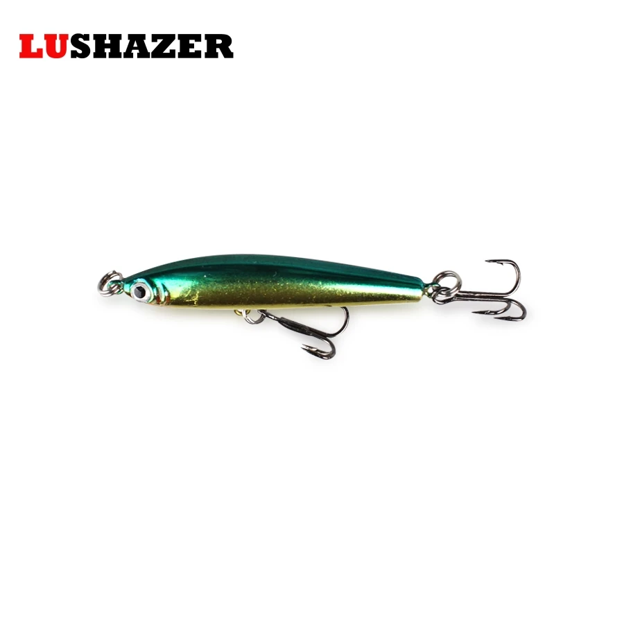 

LUSHAZER pencil lure 3.5g 6.5cm hard baits fish wobbler carp fishing tackles treble hooks plastic bait crankbait free shipping