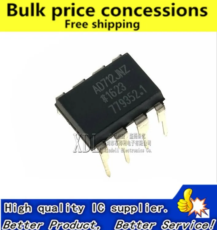 

10 шт. Бесплатная доставка AD712JN AD712 AD712JNZ DIP-8 прецизионные усилители PREC HIGH Spd DUAL BIFET новые оригинальные