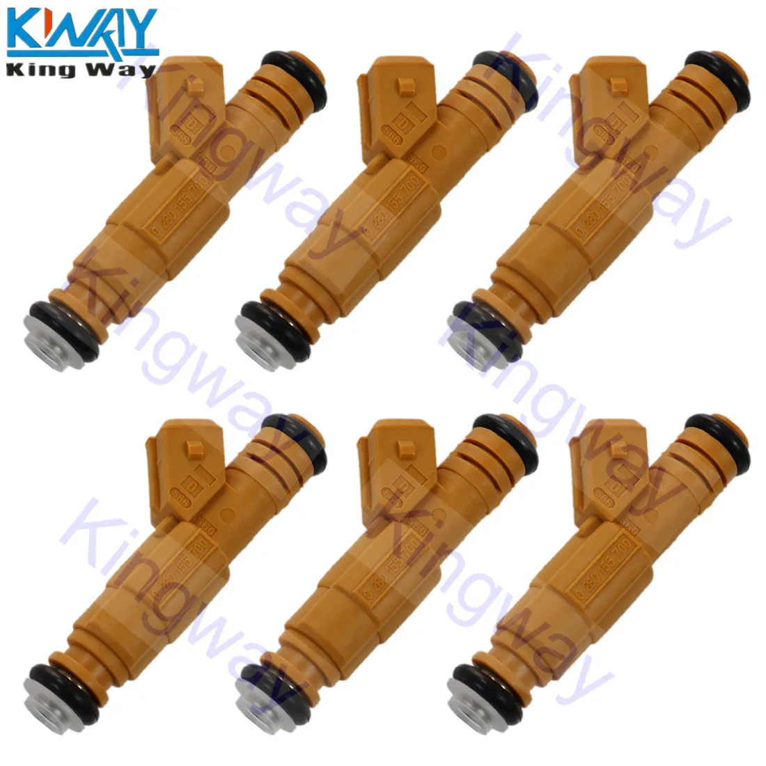 Бесплатная доставка топливные форсунки King Way 6 шт. 0280155700 для джипа 1987 1998 0280155710 л