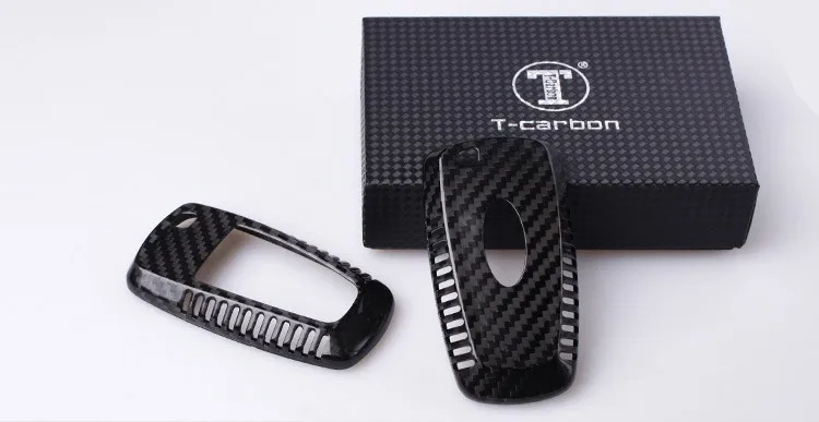 T-carbon чехол для ключа из углеродного волокна Чехлы для нового Ford