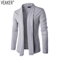 2021 autumn mens cardigans male slim fit long sleeve knitted cardigan black gray casual mens knitwear m 2xl
