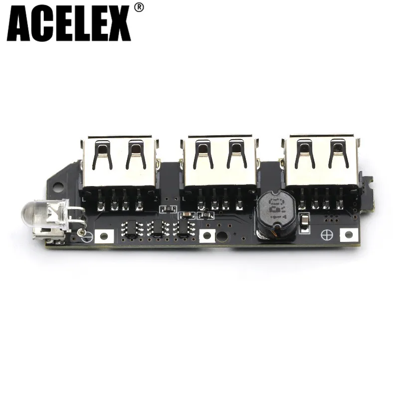 3 USB 5V 1A 1.5A 2.1A зарядное устройство для зарядного устройства монтажная плата
