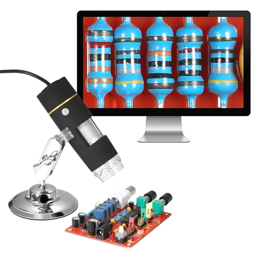 1000X Цифровой Микроскоп USB микроскоп с функцией OTG камера эндоскоп 8 светодиодными