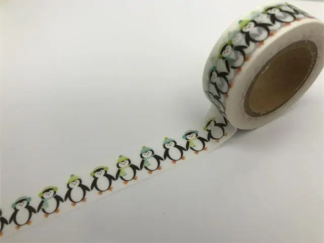 jiataihe christmas washi tape Merry Christmas tree japanese rice paper printing masking free shipping | Канцтовары для офиса и