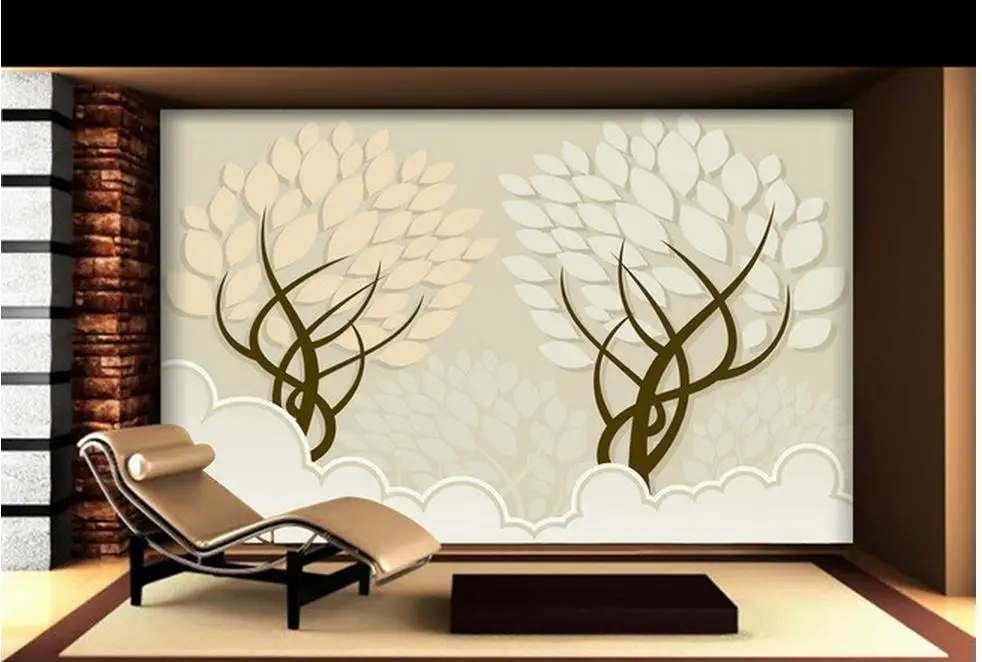 Деревянная роспись модное украшение для стены телевизора Настенная фото обои