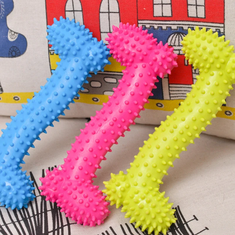 Игрушки для домашних животных собака колючая косточка из ТПР Большие Кошачьи