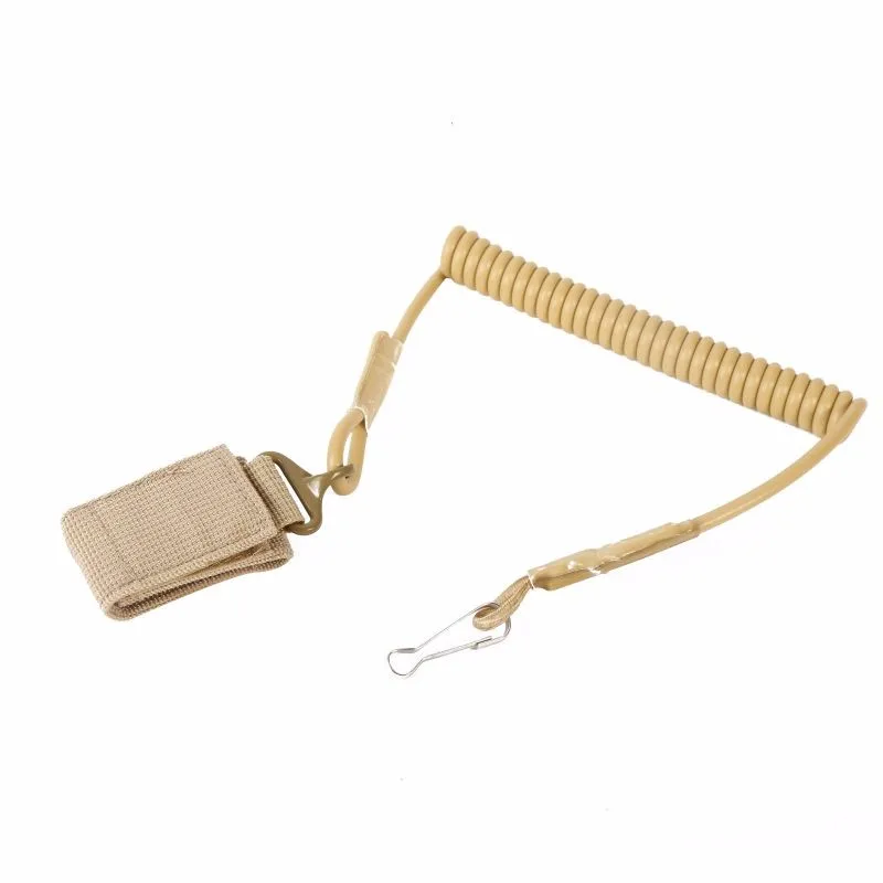 2 ШТ. Регулируемая Тактические Пистолет Hand Gun Безопасный Весна Ремешок слинг с