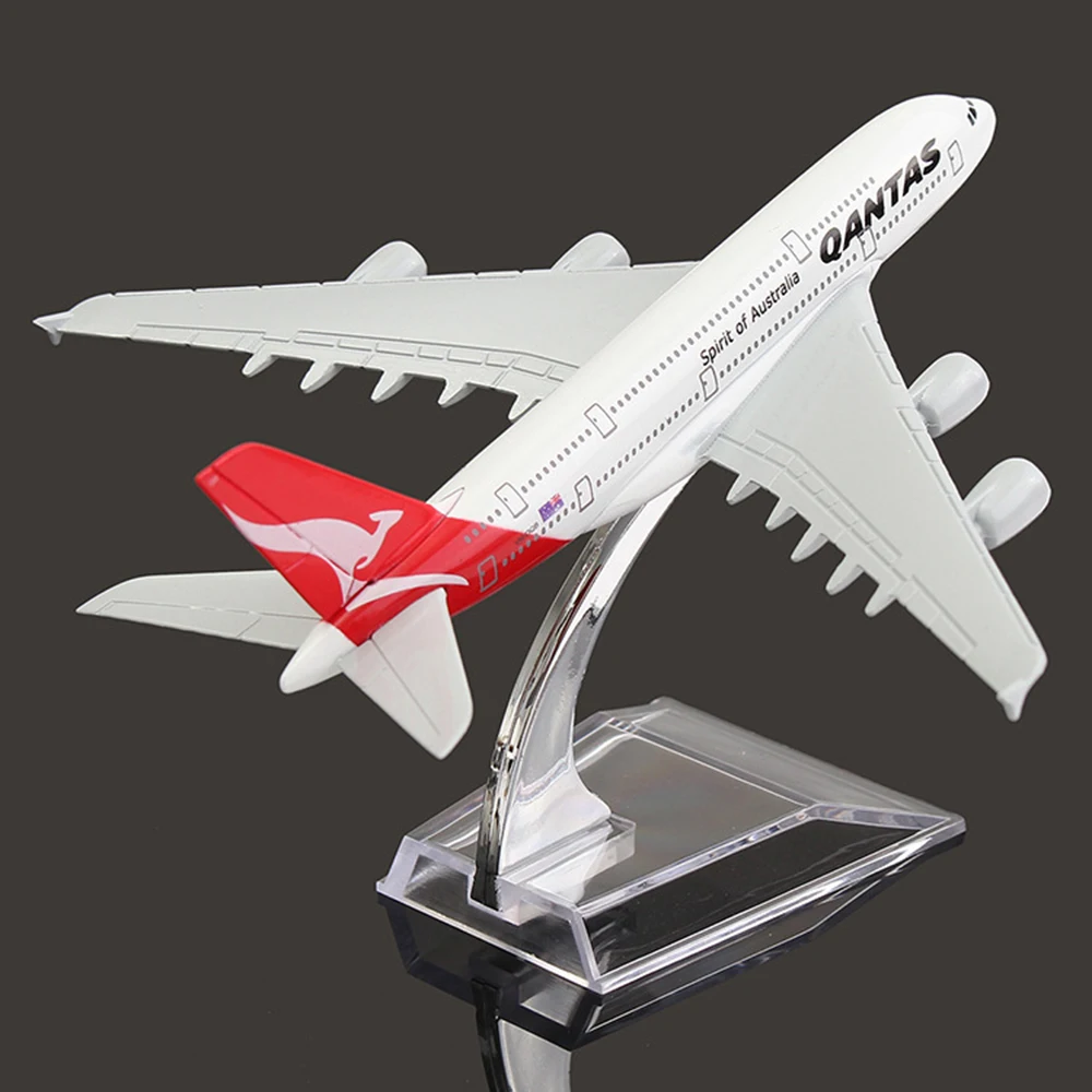 1/400 масштаб самолета Airbus A380 дух Австралии Qantas 16 см сплав модель игрушки для детей