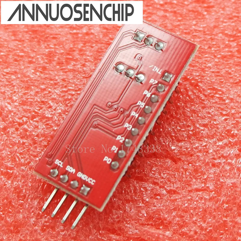 Для Arduino PCF8574 PCF8574T I/O для интерфейса порта I2C IIC Поддержка каскадного расширенного