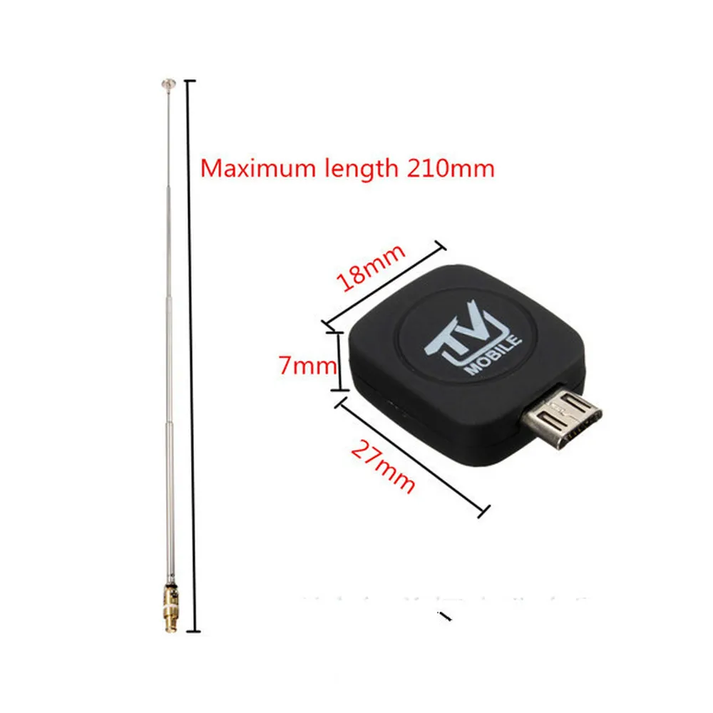 YIKIXI Мини цифровой DVB T микро USB мобильный HD ТВ тюнер Палка приемник ключ для