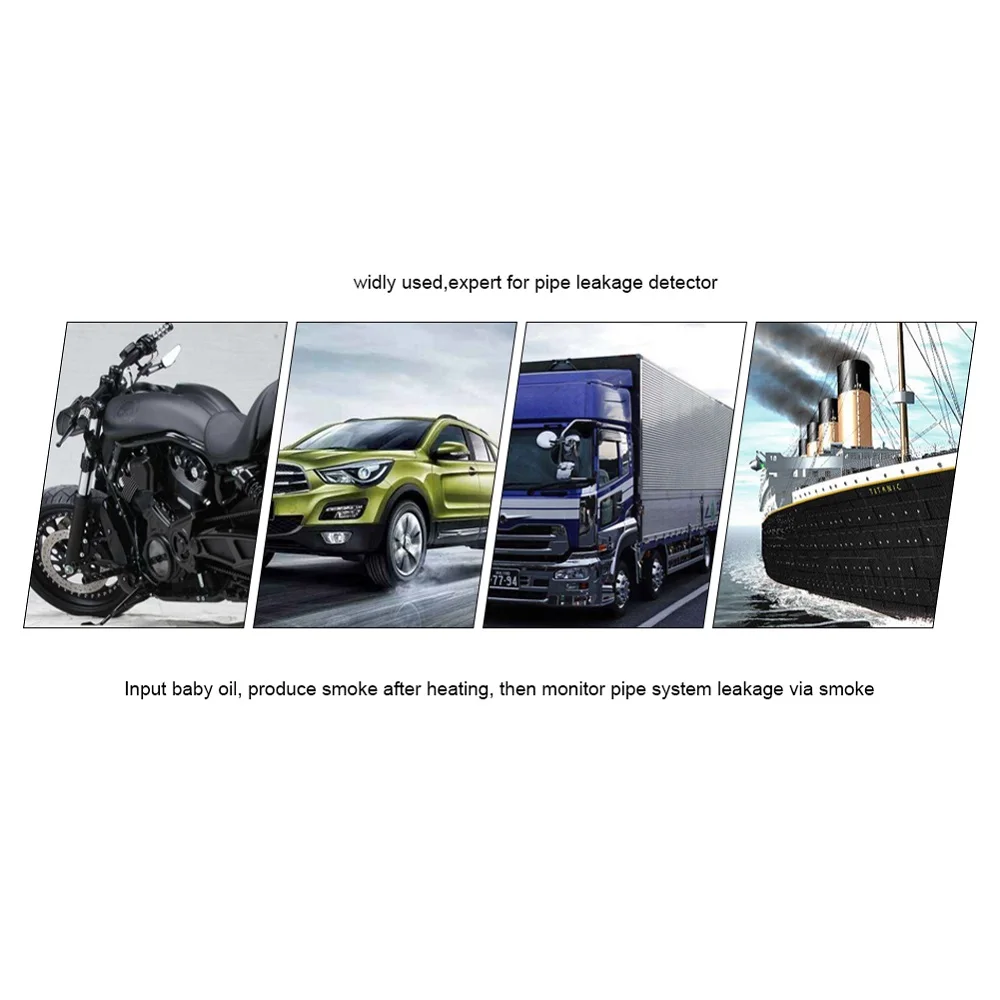 TLXC T110 автомобиля генератор дыма трубы Утечки Детектор диагностики авто 12 V DC