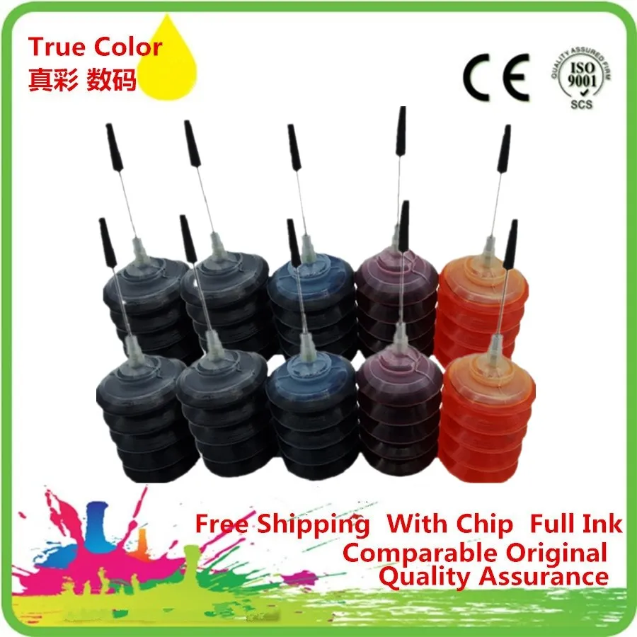 30ML 2SET 2BK PGI-425BK специализированные краски для многоразовый СНПЧ картридж для принтера Canon принтерам PIXMA IP4840 IX6540 MG5140 MG5240 MX884 принтер - Цвет: 30ML 2SET 2BK