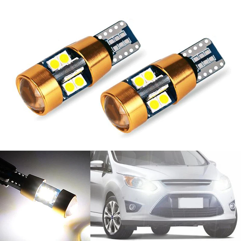2x Canbus автомобиля светодиодный T10 W5W 19 парковка светильник для Ford Focus 2 1 Fiesta Mondeo 4 3