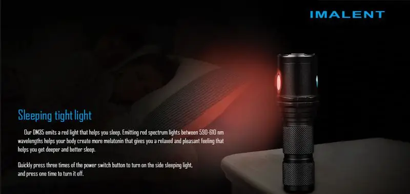 Imalent DM35 фонарик измеритель мощности Велоспорт Lanternas de led de alta potencia Велоспорт уличный фонарик cilcismo Велоспорт taser shock