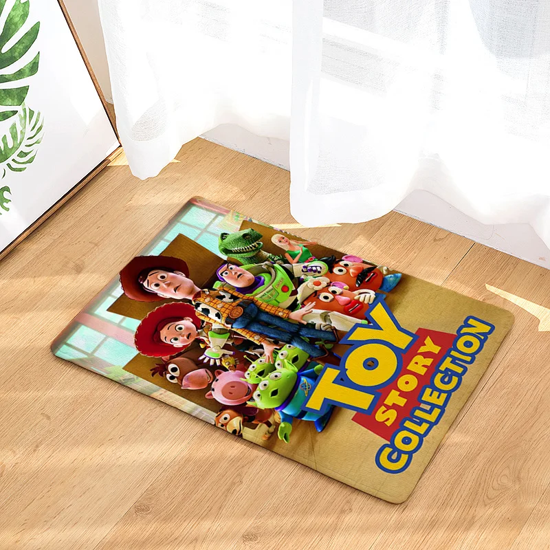 see chart IVYYE Woody Buzz индивидуальный коврик с рисунком из аниме украшения для дома ковры мультяшный коврик для спальни коврики для ванной плюшевые коврики коврик для двери Новинка - Цвет: see chart