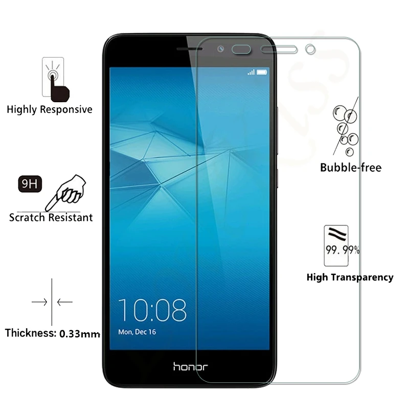 2.5D 9H Премиум Закаленное стекло для Huawei Honor 5C Защитная пленка экрана 7 Lite GT3