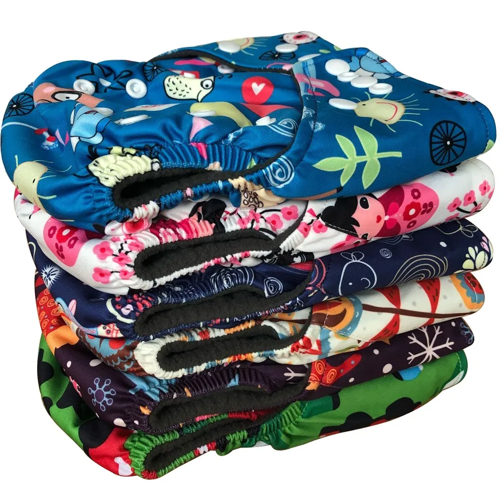 (5 шт./партия) Уголь органического бамбука подгузники из бамбукового карбона