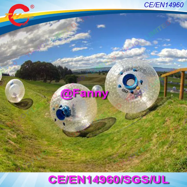 Бесплатная доставка по воздуху надувной Зорб шар для лужайки катания тела