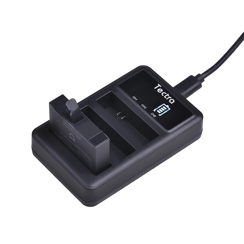 Tectra 4 шт. 1450 мАч 3 80 в оригинальный Mi jia 4k батарея + светодиодный слота USB зарядное