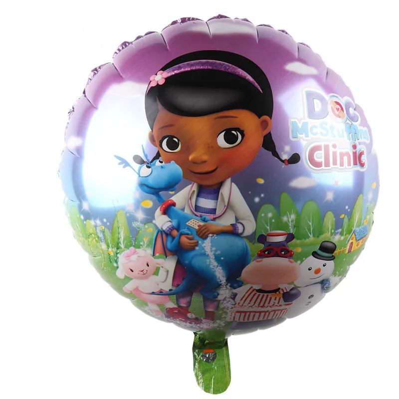 Прибытие McStuffins Доктор Гелиевый шар Дети День рождения украшения игрушки