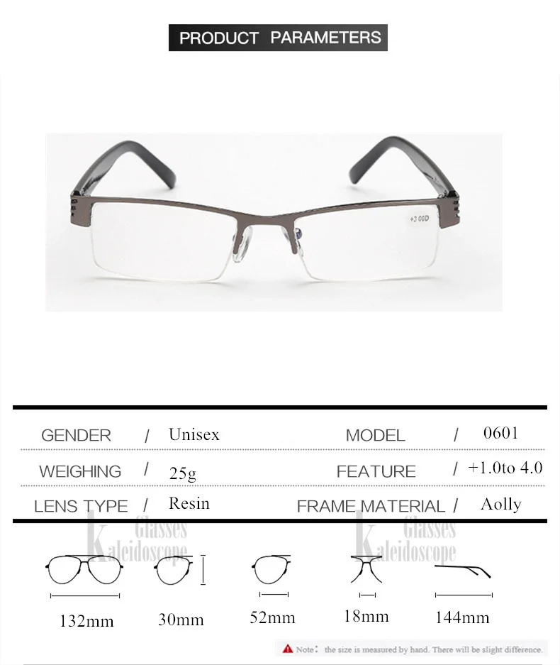 Калейдоскоп GlassesBlue пленка смолы очки для чтения Для мужчин Для женщин+ 1,0 1,5 2,0 2,5 3,0 3,5 4,0 диоптрий Fishon очки