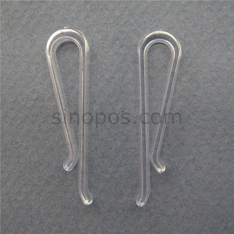 Прозрачные пластиковые струйные зажимы одежда для одежды рубашка нижнее белье
