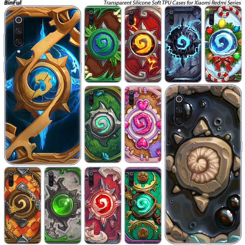 Чехол Hearthstone Heroes of Warcraft для Xiaomi Pocophone F1 9T 9 9SE 8 A2 Lite A1 Mix3 Redmi K20 7A Note 4 4X 5 6 7 Pro S2|Бамперы| |