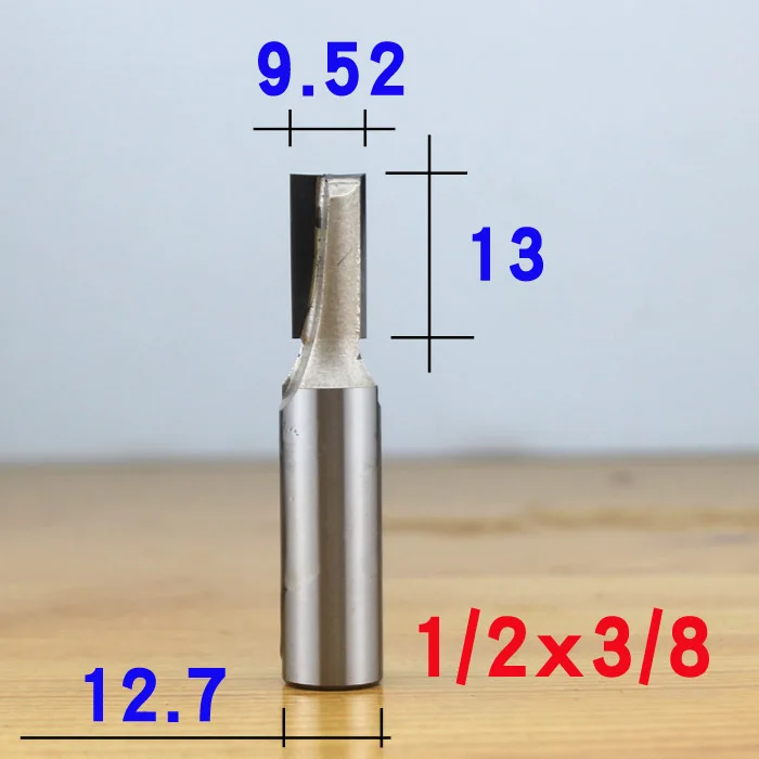 1-2 x 3-8 1/" 1/2" хвостовик ПОВЕРХНОСТИ строгания древесины Фрезерные фрезы плоское дно очистки древесины резки Pro класс деревообрабатывающий резной нож - Длина режущей кромки: 1-2 x 3-8