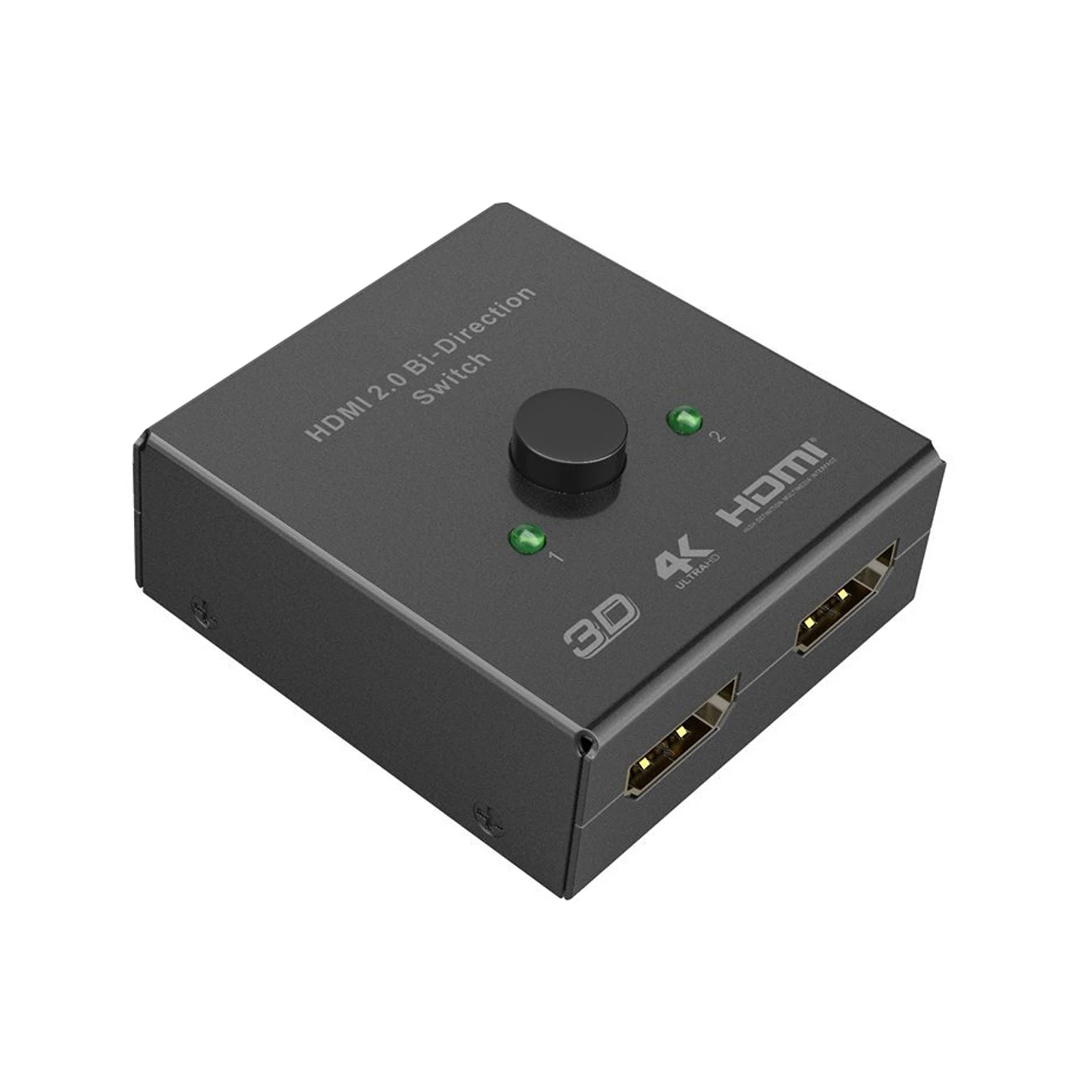 Топ HDMI коммутатор 2 порта двунаправленный ручной переключатель 2x1/1x2