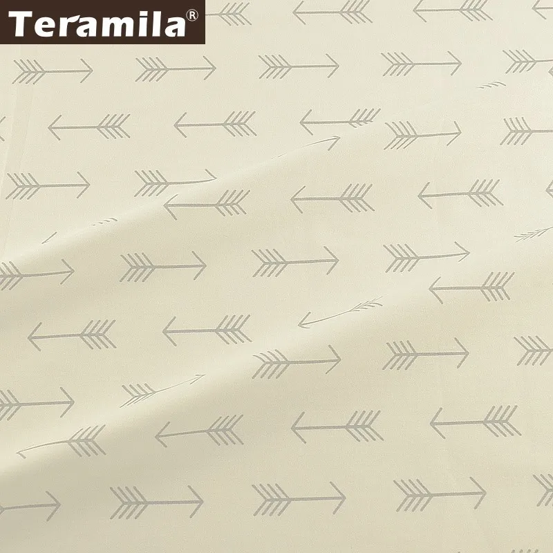 Teramila напечатанные стрелки 100% хлопок саржевая ткань метры Algodon DIY Одежда Tecido