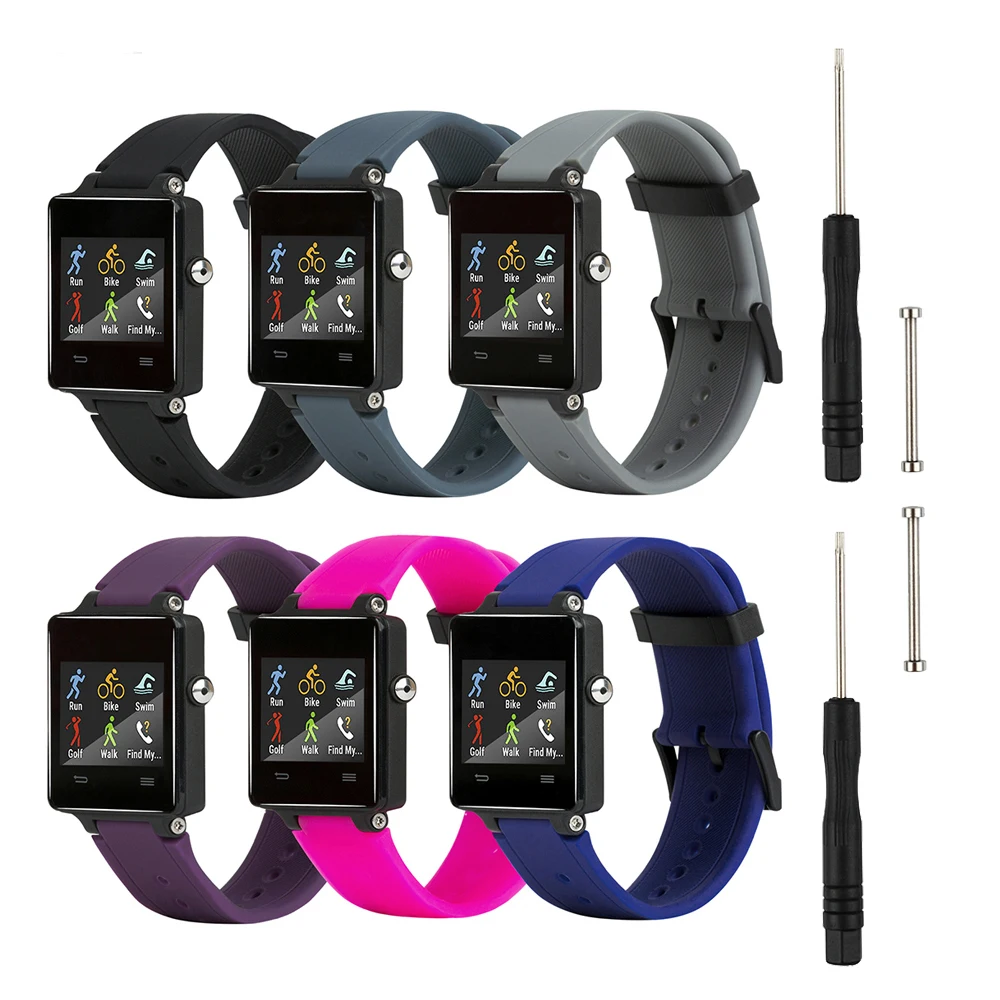 Baaletc для Garmin Vivoactive Ацетатный ремешок мягкий силиконовый сменный фитнес-браслет с застежками для Garmin Vivoactive