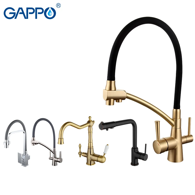 Смеситель для воды GAPPO кухонный кран раковины очищенная вода|sink faucet kitchen|faucet