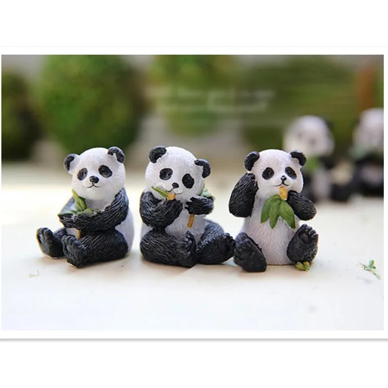 6 шт./лот китайские качественные фигурки панды популярные игрушки с милым