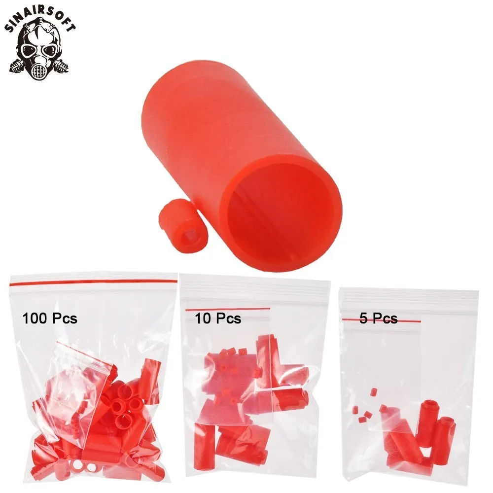 

60 Degree Red Bucking Hard Type Improved Tactical Hop Up Rubber For AEG Airsoft Hunting Accessories