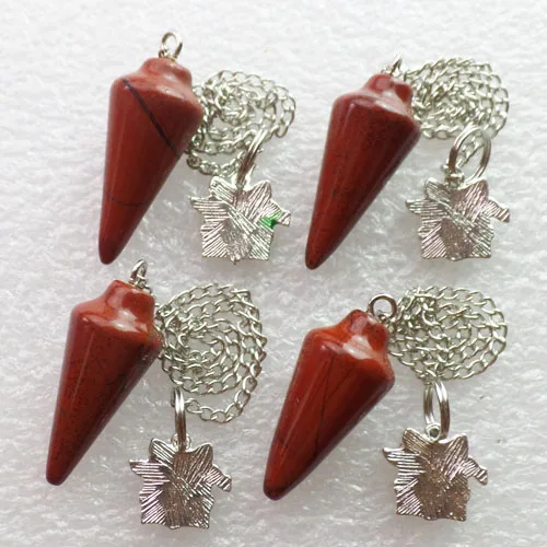 Бесплатная доставка 4 шт Красные яшмы и Рождественский подарок маятниковая