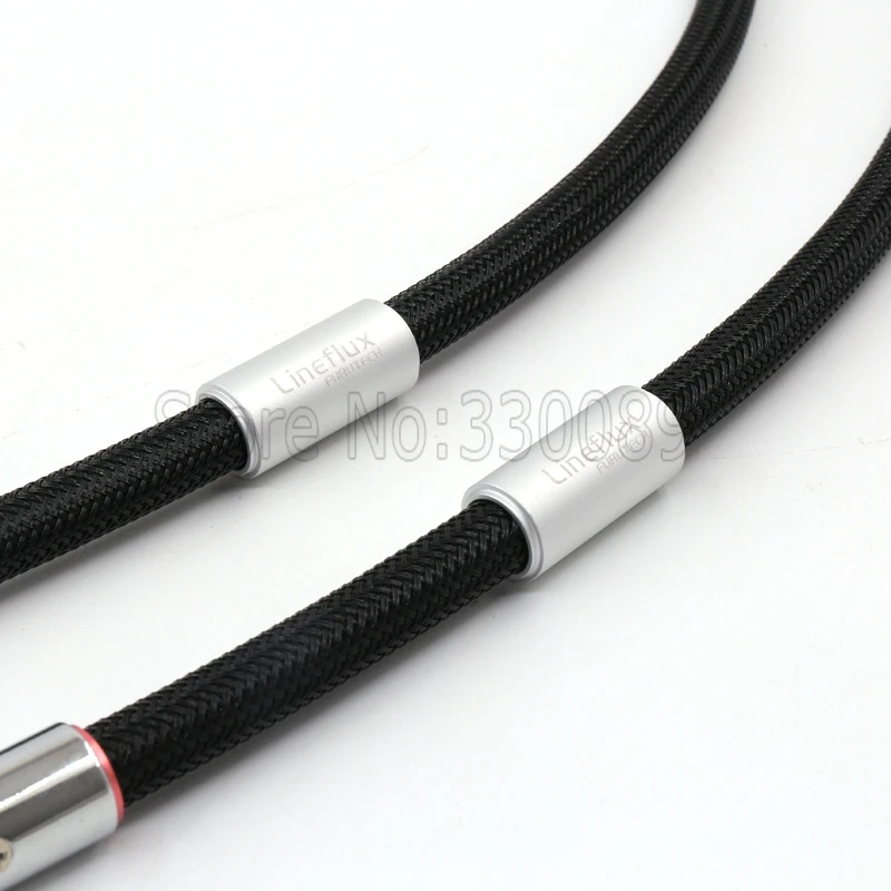 3 м/пара Lineflux(RCA) Аудио Межблочный кабель с углеродного волокна RCA штекер
