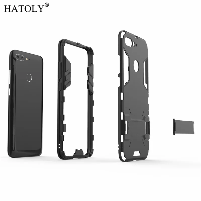 Чехол HATOLY ZTE Nubia V18 резиновый чехол в стиле робота тонкая жесткая задняя крышка для