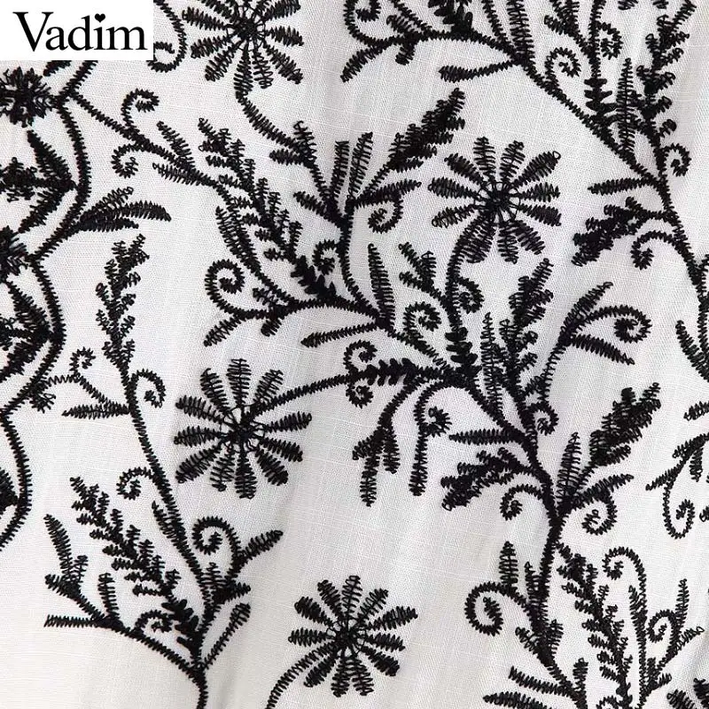 Vadim женские белые черные комбинезоны с вышивкой кисточками и галстуком бабочкой