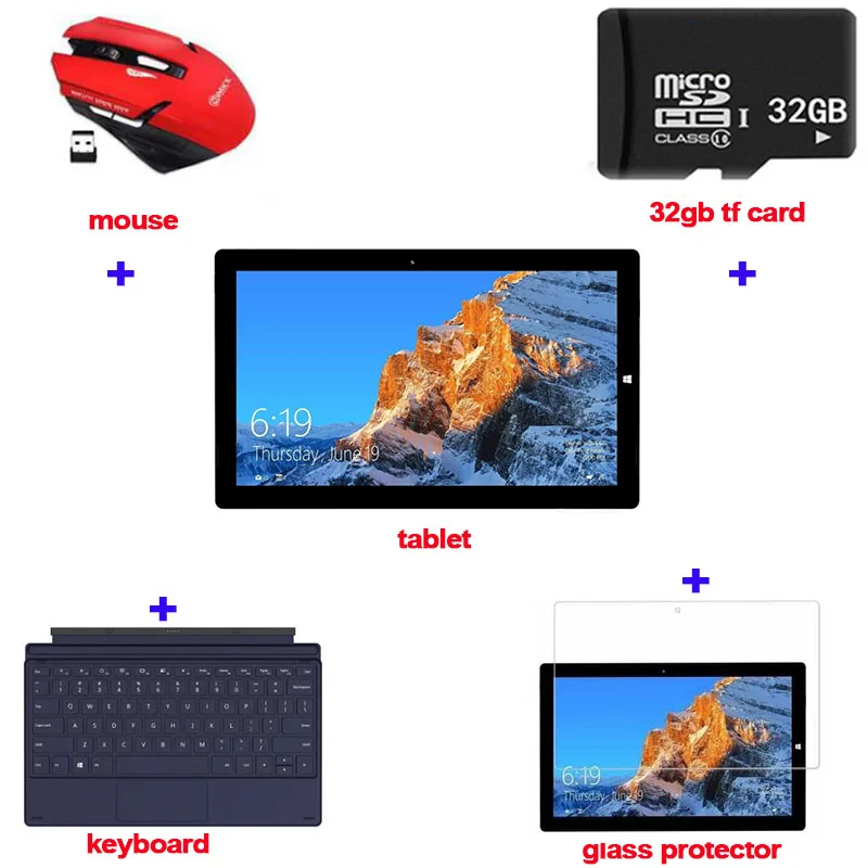 ad all Teclast X4 2 в 1 планшетный ПК 11,6 дюймов Windows 10 Intel Gemini Lake N4100 четырехъядерный 2,4 ГГц 8 ГБ ОЗУ 128 Гб SSD - Комплект: ad all