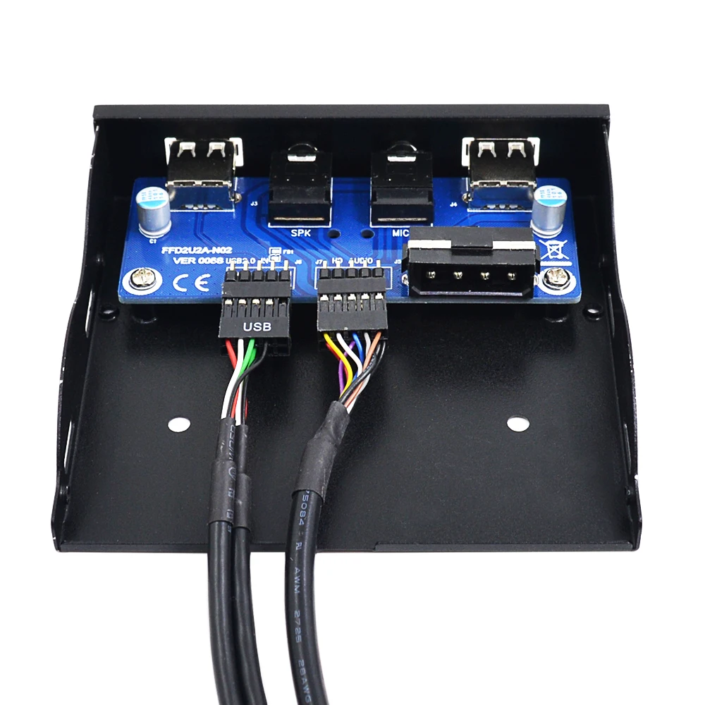 CHIPAL 20 контактный 4 портовый USB 2 0 концентратор ПК Передняя панель кронштейн HD