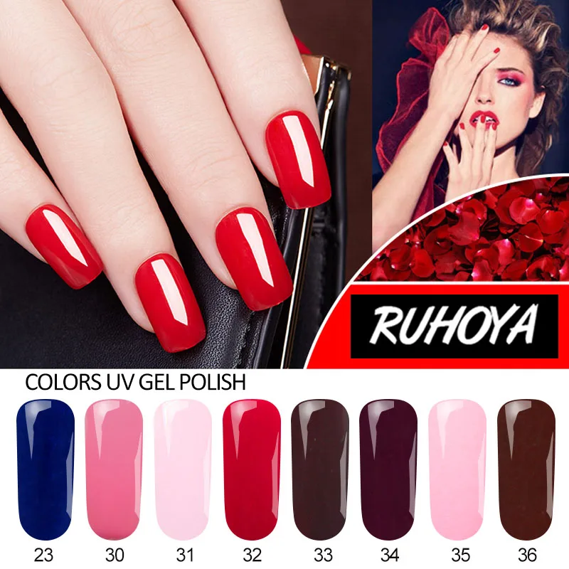 УФ Гель лак Ruhoya для ногтей 7 мл 1 шт.|Гель ногтей| |